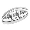 thumbnail image 3 of Taco plegable de material acero inoxidable de 6 pulgadas, taco de muelle abatible, 3 of 7