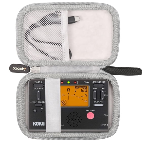 Funda de viaje Aproca para sintonizador Korg TM70 con acceso.