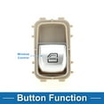 thumbnail image 3 of Interruptor de ventana eléctrica Unique Bargains Interruptor de control de ventana para Mercedes-Benz E200 2017-2020 Plástico Beige, 3 of 7