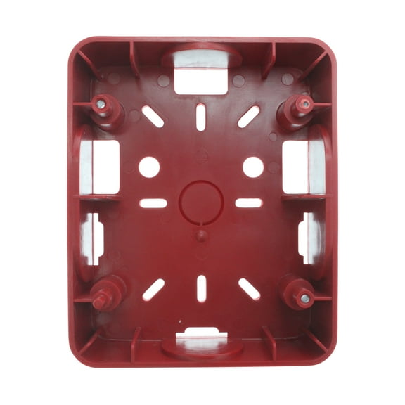 Bosch GSB Surface Mount Alarm Device Back-Box, Red, Plastic, 1/2-Inch KO's