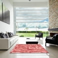 thumbnail image 6 of Ahgly Company Indoor Rectangle Patterned Fire Engine Red Area Rugs, 5' x 8', 6 of 6