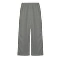 thumbnail image 5 of Cute Pants for Girls 10-12 Baggy Girls Sweatpants Kids Drawstring Cargo Pants Teen Girls Wide Leg Joggers Pants with Pockets, 5 of 5