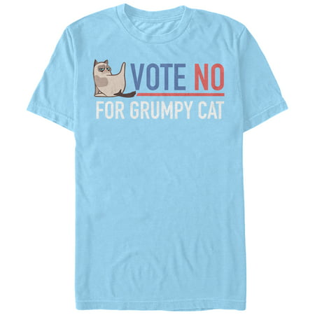 Grumpy Cat Men's Election Vote No T-Shirt