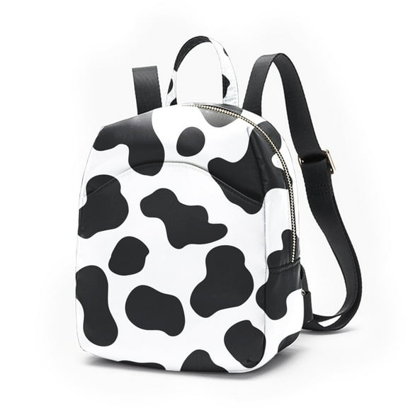 Stylish Cow Print Small Backpack for Women and Men