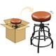 thumbnail image 5 of Taburete de bar Yaheetech, ajustable, 55-72 cm, asiento marrón vintage, 5 of 9