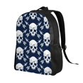 thumbnail image 2 of Gaeub white arrow Skull Print Unisex Backpacks, College Bookbag,Daypack with Padded 15" Laptop Sleeve,for School, Work, and Travel, 2 of 8