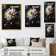 thumbnail image 4 of Designart "Cream Lotus Floral Dreams II" Floral Lotus Wall Art Print, 4 of 5