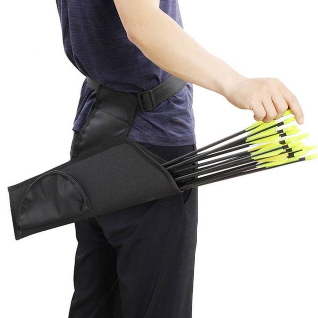 Lefu Flèche Quiver Porte-Taille Portable Pochette Ceinture Nœud Chasse