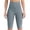 Grey, variant on Women High Waist Tight Elastic Solid Fitness Yoga Knee Length Pants