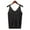 Black, variant on Womens Camisole Sleeveless Casual Shirts Solid Color V Neck Glitter Thread Knit Contoured Sleeveless Top