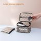thumbnail image 3 of 5 unids/set bolsa de maquillaje de malla bolsa de cosméticos de malla con cremallera bolsa de aseo portátil para accesorios de viaje de oficina en casa, 3 of 5