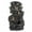 Black, variant on Tereitr Cascading Rock Water Fountain for Outdoor, Patio & Garden Decor with LED Lights, Realistic Waterfall Feature Made of Weather, Resistant Resin