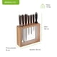 thumbnail image 2 of Juego de cuchillos de cocina 7 piezas en Acero inoxidable con base transparente de madera AVERA CU7, 2 of 8