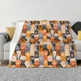 thumbnail image 1 of Cauagu Cat Paws Pattern Fleece Throw Blanket, Horizontal Fleece Bedding Home Decor for Couch & Bed All Season Use-40"x30", 1 of 6