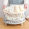 thumbnail image 4 of ENJOYW Anti-sticking Foldable Pasta Single Layer Cover Dumplings Pad Tray Kitchen Tool Pasta Pad, 4 of 7