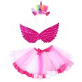 thumbnail image 1 of WORGEOUS 1 set Kids Party interpretando disfraz de ala divertida falda de tul con banda, 1 of 8