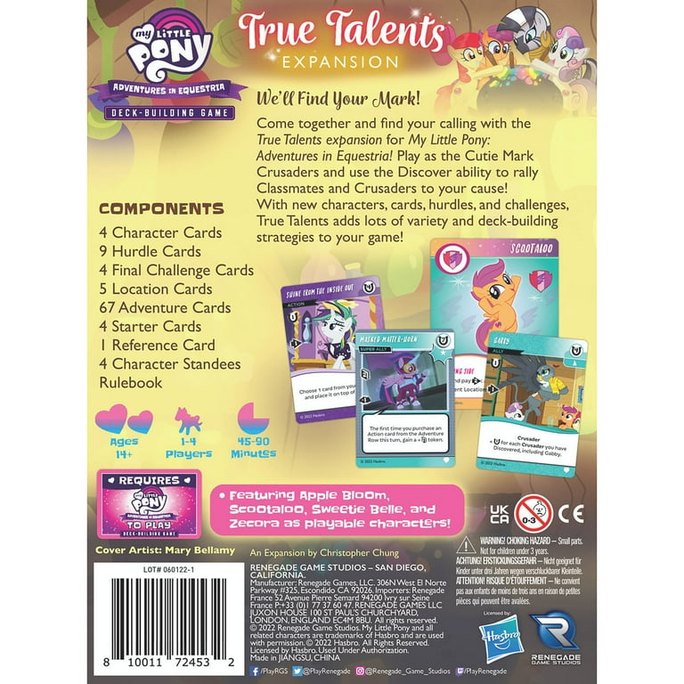 Renegade Game Studios My Little Pony: Adventures in Equestria Deck-Building Game - Princess Pageantry Expansion - Ages 14+, 1-4 Players, 45-90 Min Renegade Game Studios My Little Pony: Adventures in Equestria Deck-Building Game - Princess Pageantry Expansion - Ages 14+, 1-4 Players, 45-90 Min