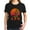 BLACK, variant on Retro Sunset Cactus T-Shirt - Vintage Design With Azo Abbreviation-All-Cotton All Size S-5Xl