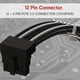 thumbnail image 2 of Cable de alimentación LINKUP AVA 600 W PCIE 5.0 16 pines (12+4) 70 cm negro, 2 of 8