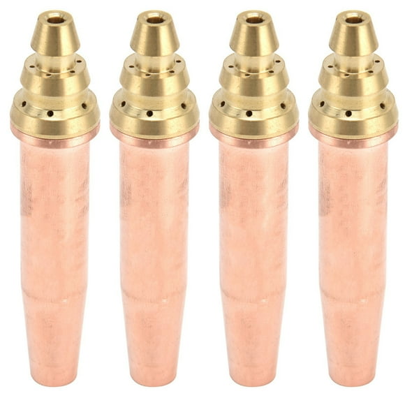 4 piezas de puntas de soplete de corte de propano, resistencia a altas temperaturas, corte rápido, boquilla de corte isobárico, n.° 2