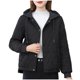 thumbnail image 2 of Parkas de manga larga para mujer, informales, holgadas, lisas, a la moda, con cuello vuelto, abrigo holgado de manga larga, blusa para mujer, 2 of 6