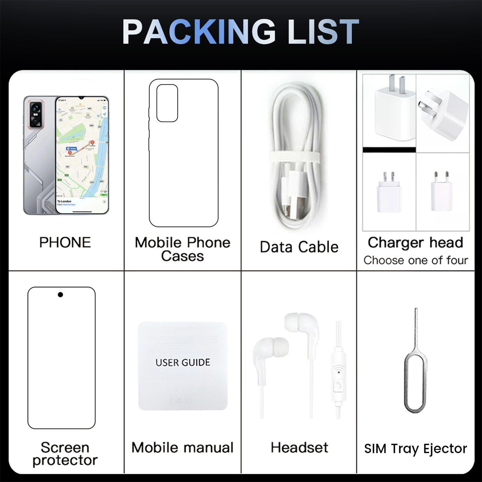 6.28-Inch Android Smartphone with 16GB RAM, Dual SIM Standby, 3000mAh Battery, Quad-Core Processor, HD Camera, Face Unlock, and 4G Network Support