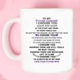 thumbnail image 3 of Enviar Fianc Taza de café Taza de desayuno Taza de café divertida 11 onzas Inspirador y motivador Feliz Sencillez, 3 of 4