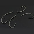 thumbnail image 4 of 50pcs/Box High Carbon Steel Curved Shank Carp Fishing Hooks Barbless Fishhooks, 4 of 6