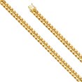 thumbnail image 1 of Dimaya Fine Jewelry 14K Yellow Gold 9.4-mm Wide Hollow Miami Cuban Chain, 1 of 3