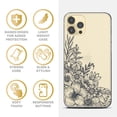 thumbnail image 4 of Case Yard iPhone-12/12-Pro Case Clear Soft & Flexible TPU Ultra Low Profile Slim Fit Thin Shockproof Transparent Bumper Protective Cover Drop Protective Cell Phone Cases (Garden Flowers), 4 of 8