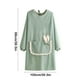 thumbnail image 3 of Delantal de pana impermeable con mangas | Delantal de poliéster para cocina y restaurante | Verde, amarillo y rosa | Resistente al aceite y la suciedad para cocinar y limpiar, 3 of 6