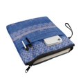 thumbnail image 3 of HELLHERO Book Sleeve Protector with Pocket Book Protection Polyester Fabric Book Cover Carrying Case for Reader Hardcover Notebook Journal Textbooks Paperbacks 11.42 x 8.66 Inch Snowflake, 3 of 8