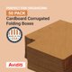 thumbnail image 3 of AVIDITI Contenedores de almacenamiento de cartón Caja de contenedores con parte superior abierta, paquete de 50 | Pequeño para organización de inventario, piezas, garaje, almacén o hogar, Cubby Oyster, 3 of 5
