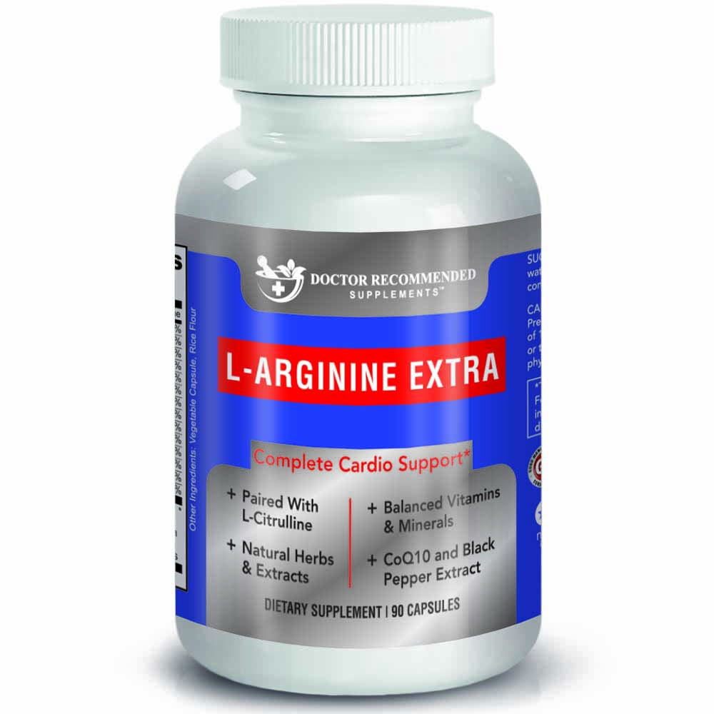 LArginine 90 capsules 1000 mg Nitric Oxide Formula by Doctor