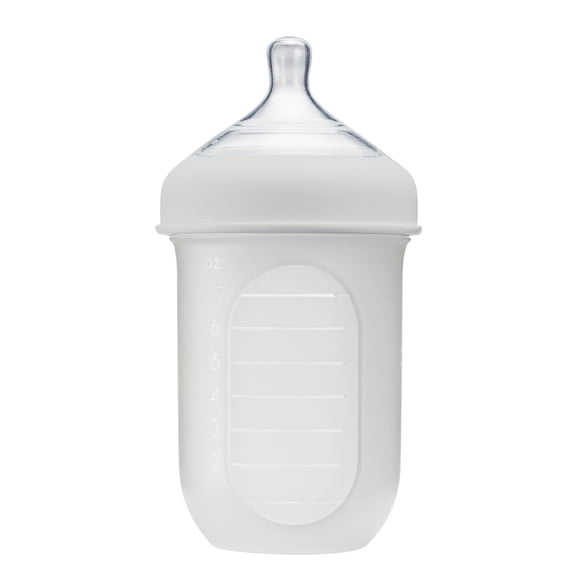Boon® NURSH® Reusable Silicone Pouch Bottle - 8oz - Gray