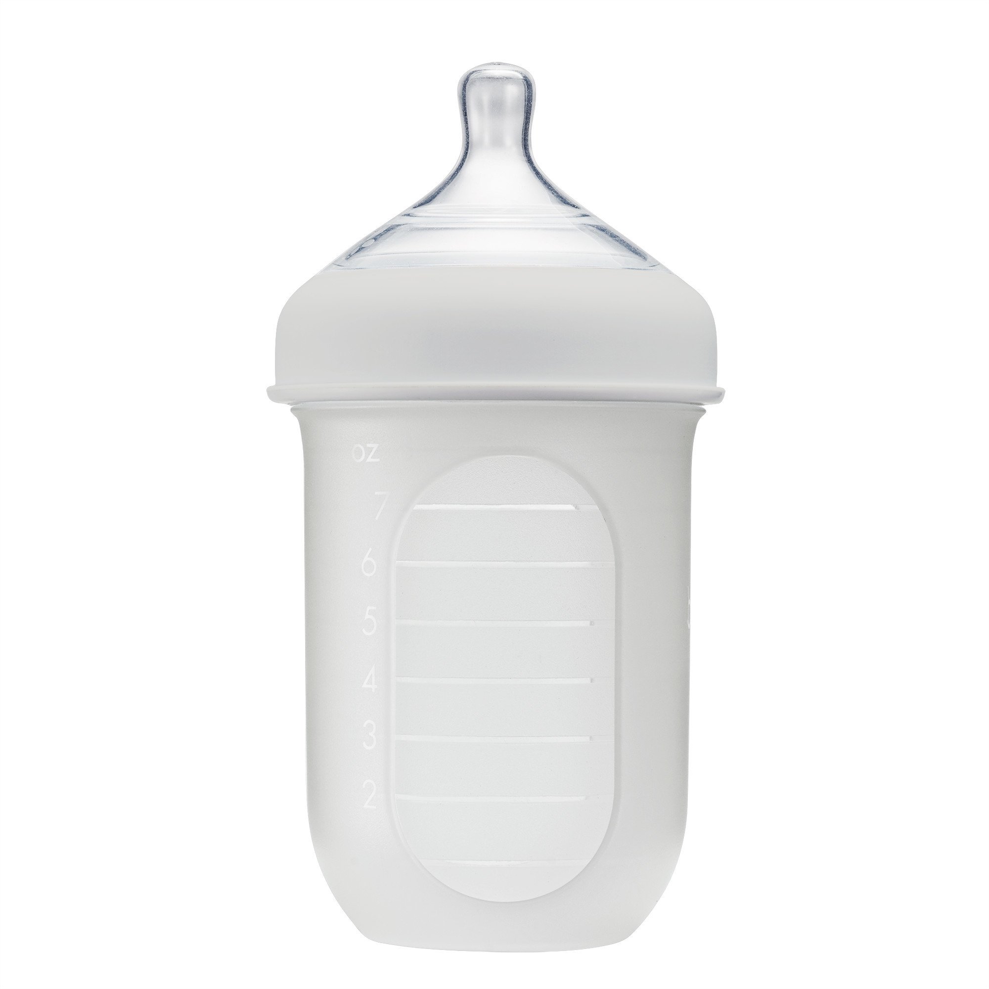 Boon® NURSH® Reusable Silicone Pouch Bottle - 8oz - Gray