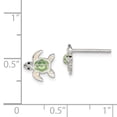 thumbnail image 2 of Sterling Silver Enameled Sea Turtle Post Earrings, 2 of 4