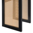 thumbnail image 6 of Convenience Concepts Northfield Weave End Table, Black/Beige Barley, 6 of 7