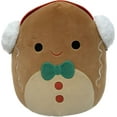 thumbnail image 1 of Squishmallows 12" Holiday - Gingerbread Boy with Earmuffs, 1 of 5