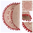 thumbnail image 5 of Unique Bargains Set of 6 Round Farmhouse Placemats for Dining Table Decor Pattern, 5 of 6