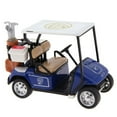 thumbnail image 1 of 1 36 Scale Alloy Pull Back Model Car High Simulation Golf Cart Toy(Blue), 1 of 7
