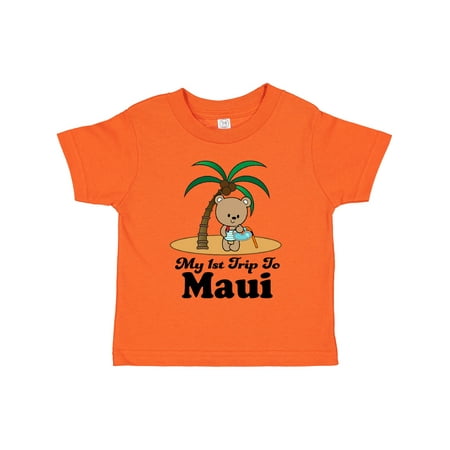 

Inktastic 1st Trip to Maui Hawaii Gift Toddler Boy or Toddler Girl T-Shirt