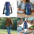 thumbnail image 7 of Kuiaobaty Wolf Galaxy Print Backpack and Lunch Bag Set for Teens Large Capacity Backpack Pencil and Bottle Sleeve with Strap Roomy Casual School Bag with Lunch Box for School, 7 of 7