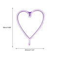 thumbnail image 3 of Hariumiu Decorative Neon Light Led Neon Light Love Heart Wall Art Decor Shape Usb/battery Operated Non-glaring Neon Sign Lamp for Party Supplies Led Night, 3 of 8