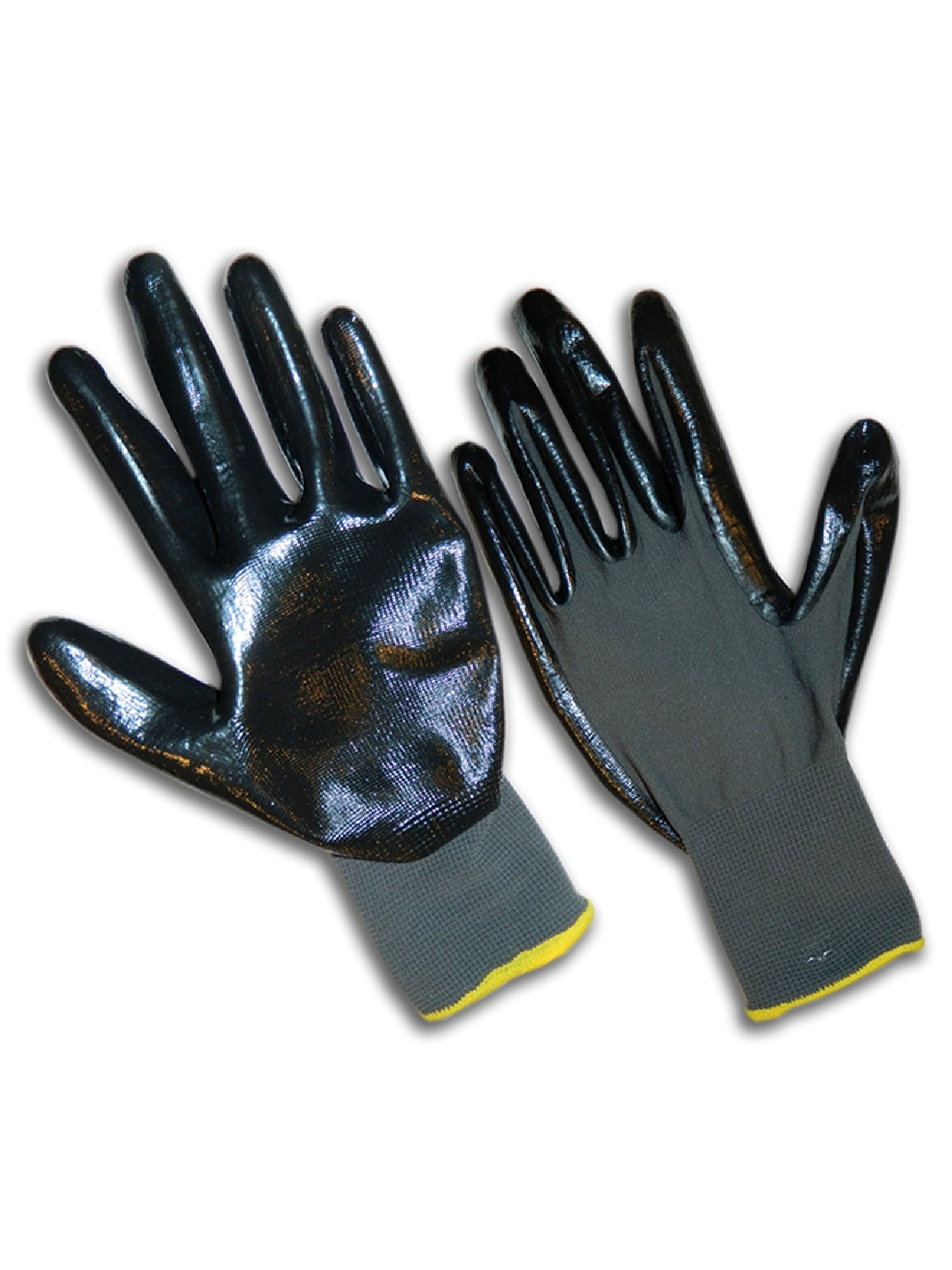 CD9400-M-12PK, Nitrile Coated Gloves, Smooth Finish, 12 Pair Value Pack