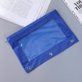 thumbnail image 6 of ZKCCNUK Pencil Pouch for 3 Ring Binder, Waterproof Zipper File Bags with Clear Window, Oxford Office Filing Documents Storage Folder Office Supplies, 6 of 8