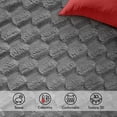 thumbnail image 3 of Frazada Térmica Lecco Matrimonial Gris, 3 of 5