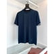 thumbnail image 4 of Camiseta de manga corta con cuello redondo y bordado de algodón de seda para hombre 24ss GIOIO, 4 of 4