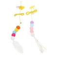 thumbnail image 1 of Miangastore 2pcs Cat Wand Indoor Hanging Teaser Kit For Kittens Scratch Resistant And Interactive Present For, 1 of 8