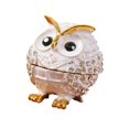 thumbnail image 4 of Diamonds Encrusted Owl Shaped Alloy Jewelry Box With Secure Storage Compartment for Earrings Necklaces, 4 of 8